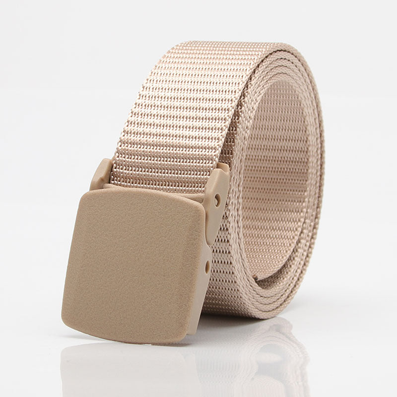 Canvas Plastic Buckle Nylon Lightweight Outdoor Belts