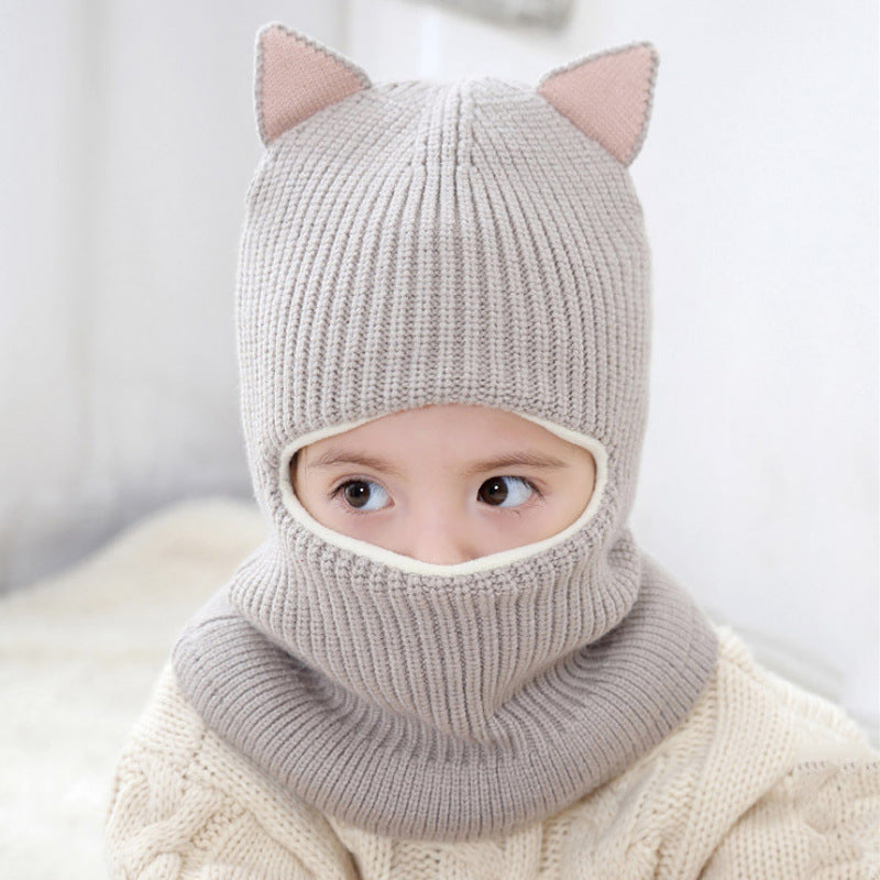 Thick Windproof Cold Woolen Years Old Kids' Headwear