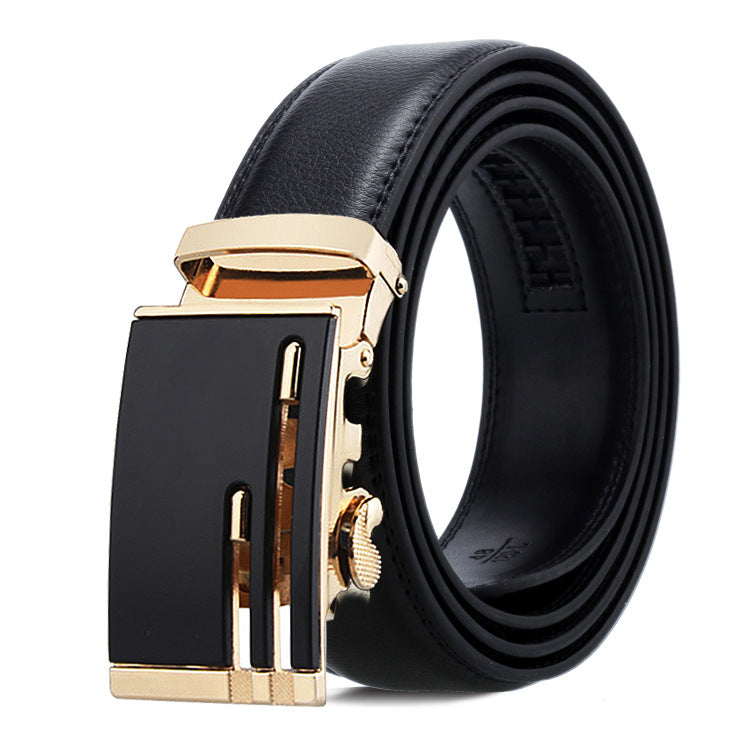 Men's Leather Casual Comfort Click Business Soft Belts