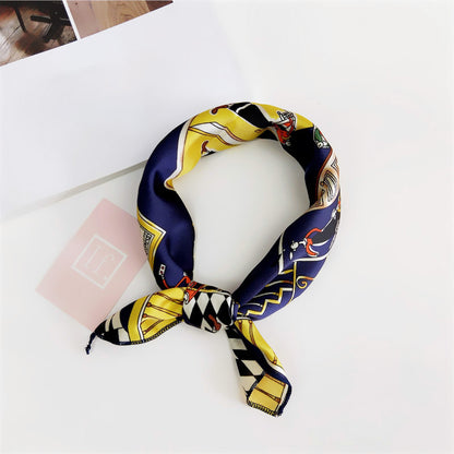 Women's Small Silk Square Towel Professional Variety Scarfs