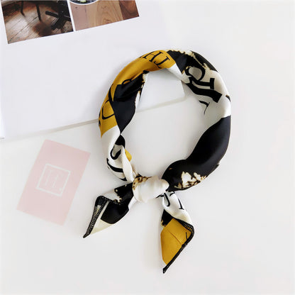 Women's Small Silk Square Towel Professional Variety Scarfs