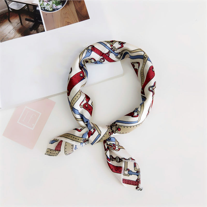 Women's Small Silk Square Towel Professional Variety Scarfs