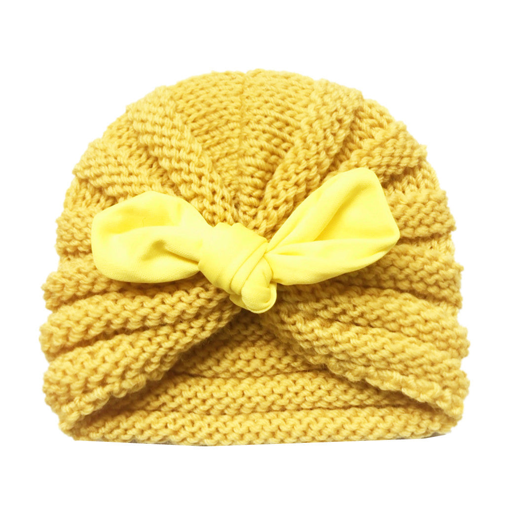 Children's Knitted Hat Rabbit Ears Woolen Kids' Headwear