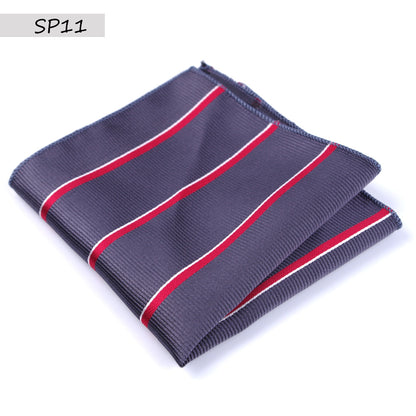 Men's Jacquard Square Dress Wedding Groom Pocket Scarfs