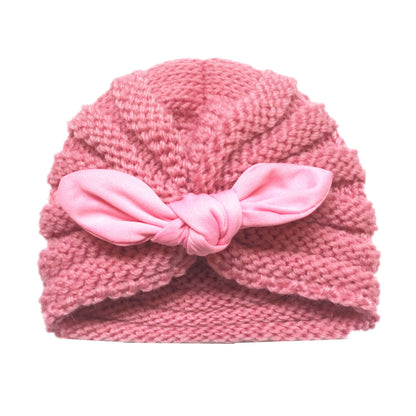 Children's Knitted Hat Rabbit Ears Woolen Kids' Headwear