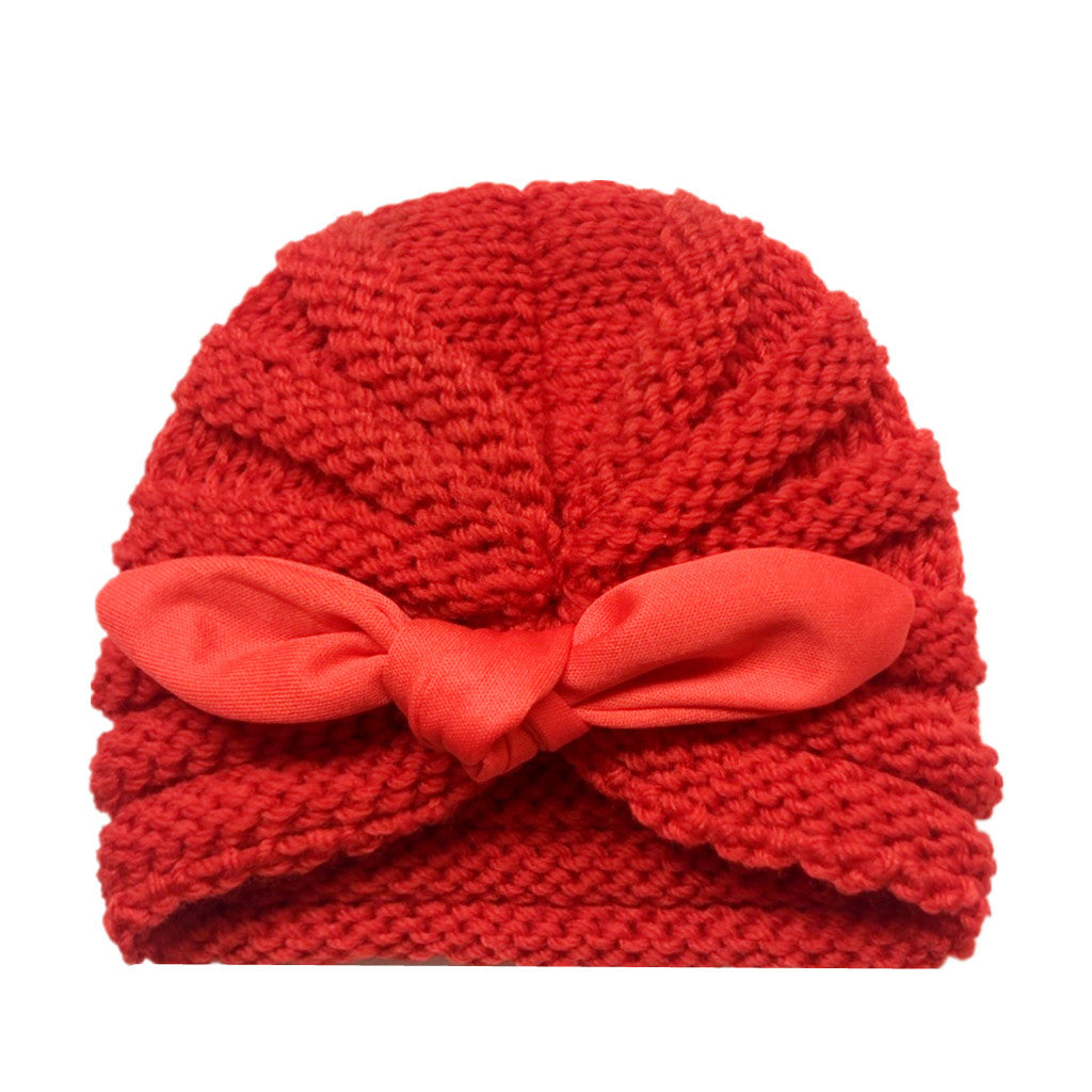 Children's Knitted Hat Rabbit Ears Woolen Kids' Headwear