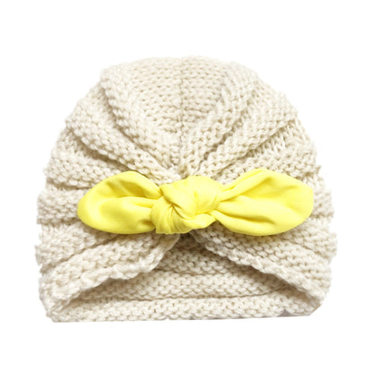 Children's Knitted Hat Rabbit Ears Woolen Kids' Headwear