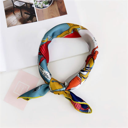 Women's Small Silk Square Towel Professional Variety Scarfs