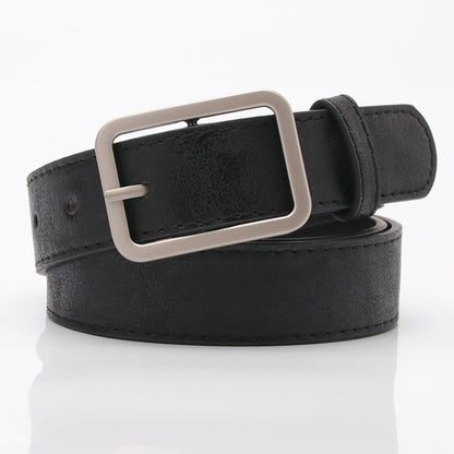 Women's Korean Alloy Pin Buckle Fashionable Pant Belts