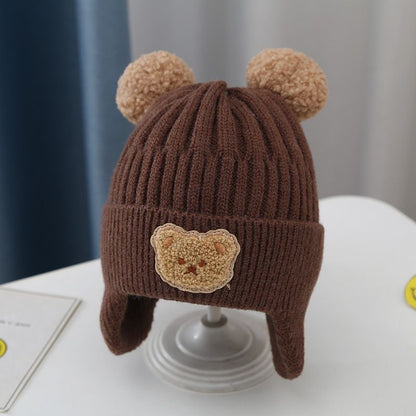 Hat Male Female Cute Elastic Plush Kids' Headwear