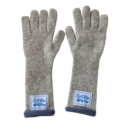 Cycling Thickened Two-color Exposed Touch Screen Knitted Gloves