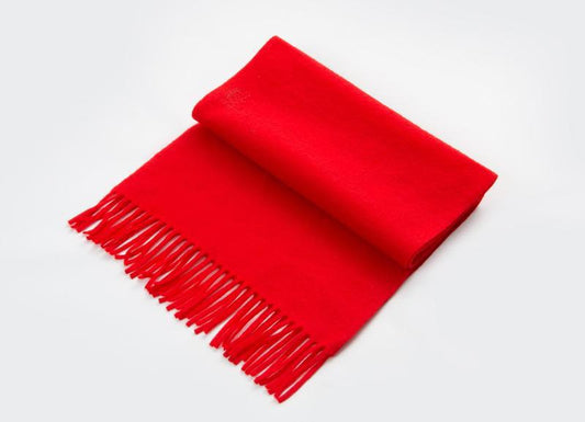 Birthday Red Winter Blessing Star Gift Scarfs