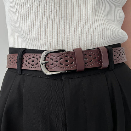 Women's Pin Buckle Fashion Casual Decorative Jeans Belts