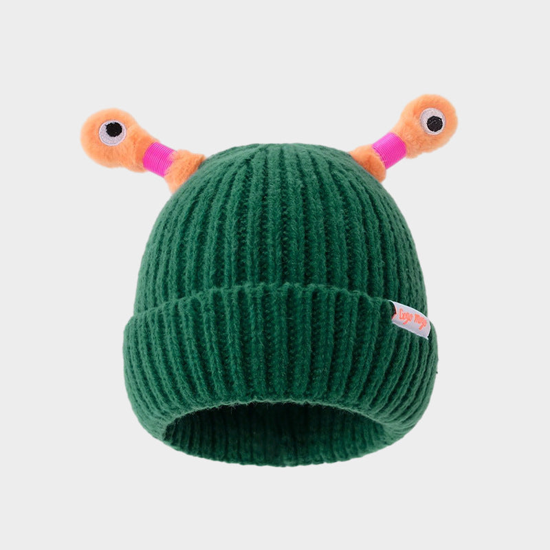 Children's Woolen Cute Cartoon Funny Tentacles Boys Warm Kids' Headwear