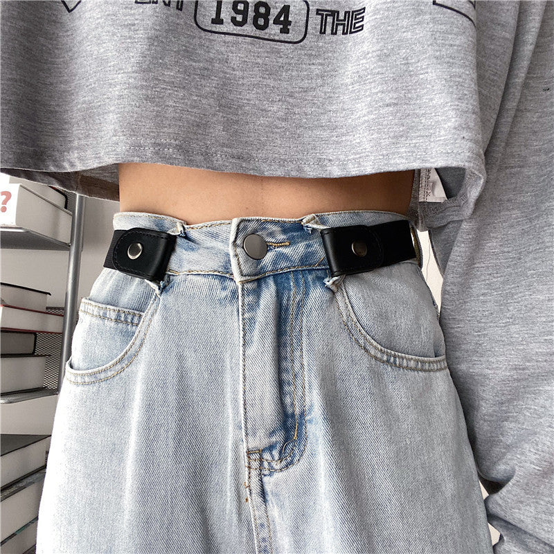 Women's Tight Denim Pants Big Change Small Of Belts