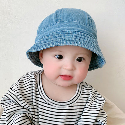 Hat Boys Jean Fisherman Korean Bucket Kids' Headwear