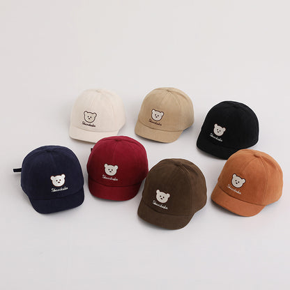 Children's Korean Peaked Boys Short Brim Casual Kids' Headwear