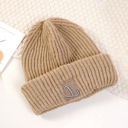 Women's Wool Hat Warm Pile Style Beanie Face Hats & Caps