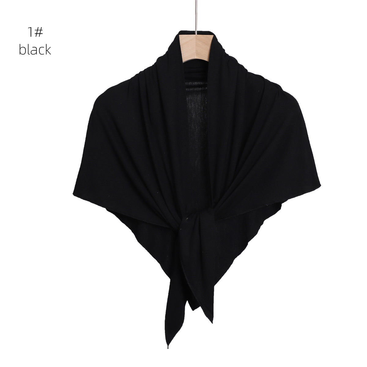 Women's Triangular Binder Elastic Mercerized Cotton Hair Scarfs