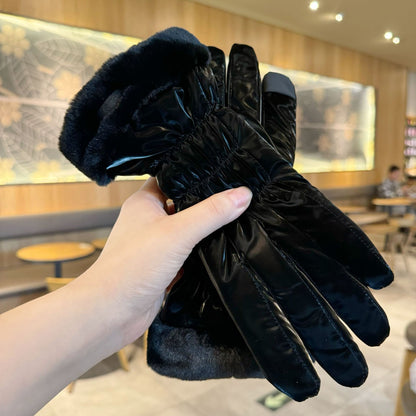 Women's Screen Riding Electric Car Cold Protection Gloves