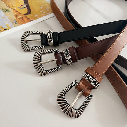 Women's Wind High-grade Versatile American Retro Minority Belts