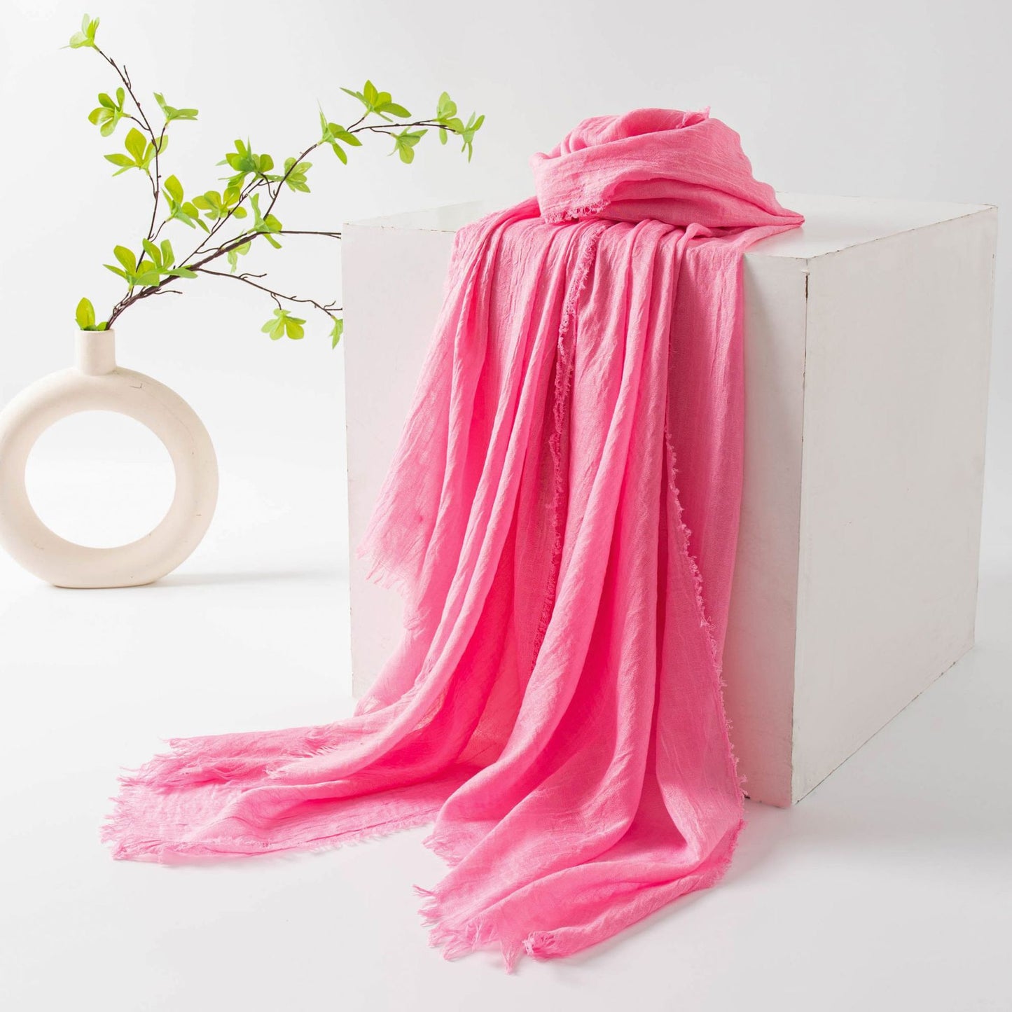 Women's Color Thin High-grade Long Air Conditioning Scarfs