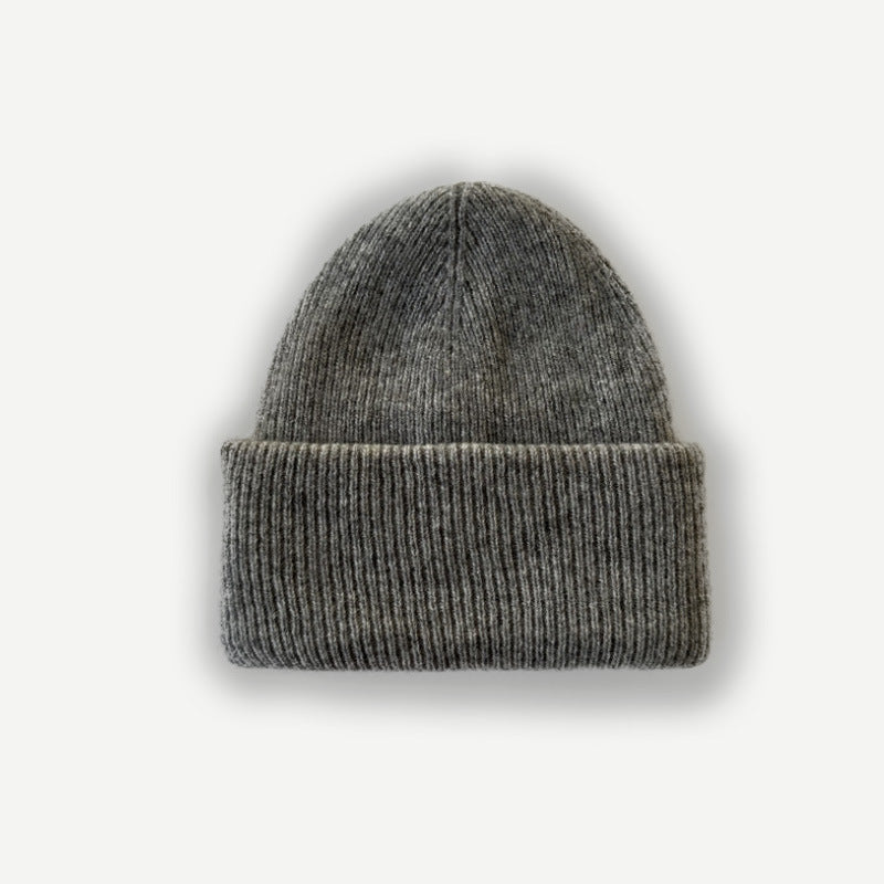 Women's Woolen Hat Double Layer Knitted Make Hats & Caps