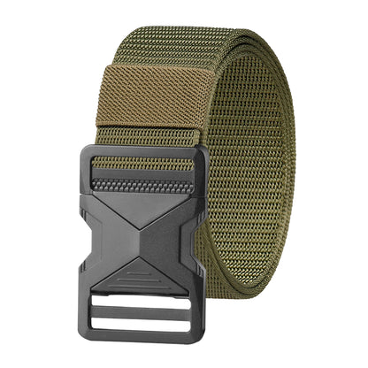 Men's Tactical Outdoor Training Thickened Woven Canvas Belts