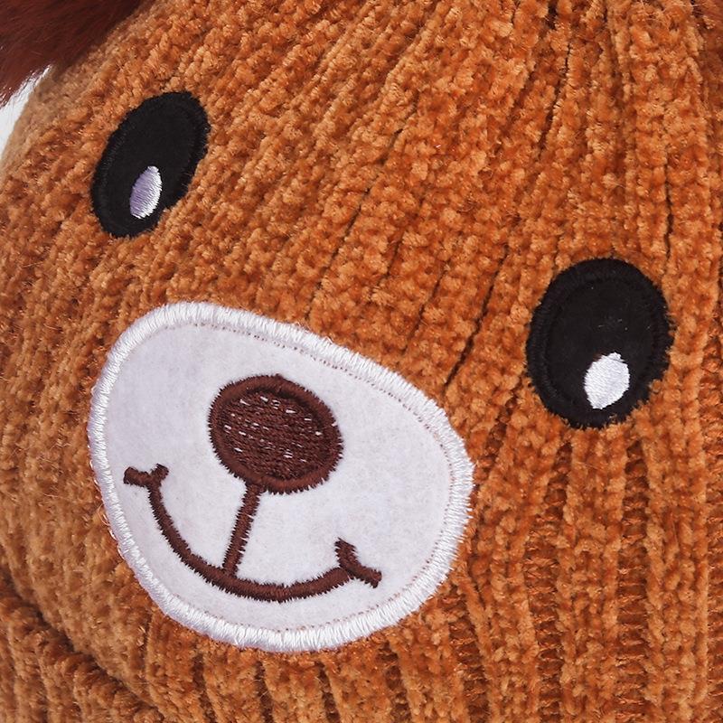 Warm Ear Protection Fleece-lined Woolen Hat Kids' Headwear