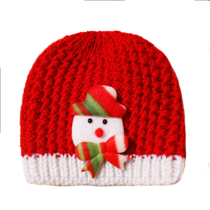 Children's Knit Hat Christmas Festival Warm Wool Kids' Headwear