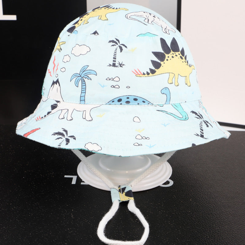 Children's Bucket Thin Korean Style Big Brim Kids' Headwear