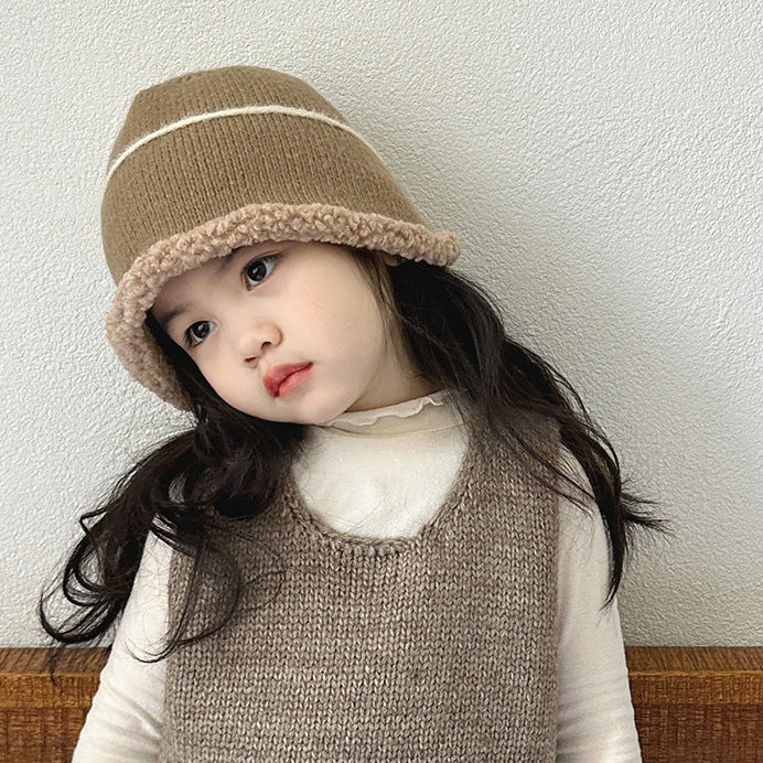 Children's Hat Fashion Simple Windproof Warm Keeping Kids' Headwear