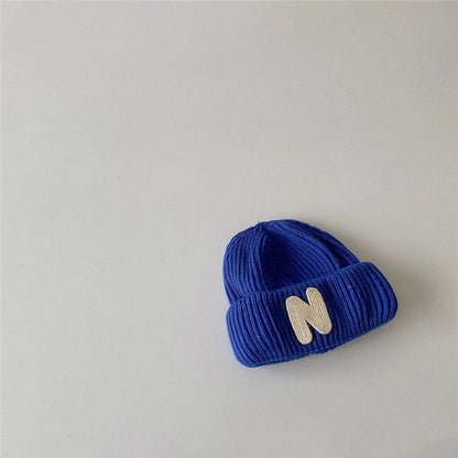 Children's Hat Boys Fashion Letters Skullcap Medium Kids' Headwear