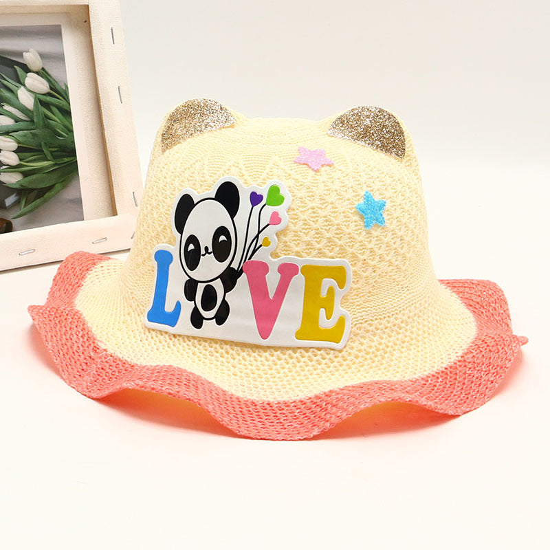 Children's Straw Summer Fisherman Boy Sun Protection The Kids' Headwear