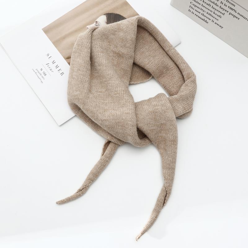 Women's Pure Color Warm Keeping Outerwear Decorative Scarfs