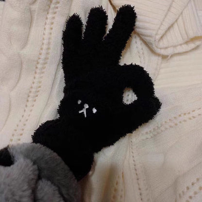 Screen For Winter Warm Veet Padded Thickened Gloves