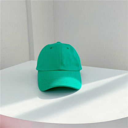 Children's Solid Color Baseball Female Summer Wind Kids' Headwear