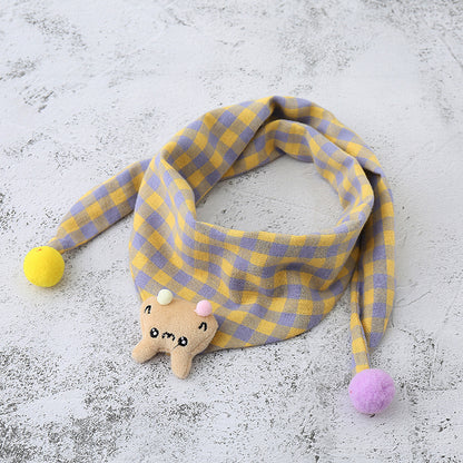 Children's Towel Color Polka Dot Pattern Double Scarfs