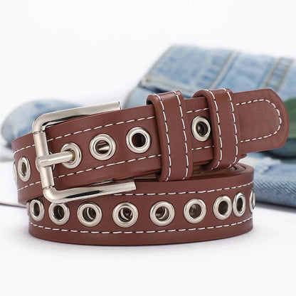 Men's Punk Air Eye Full Corns Fashion Belts