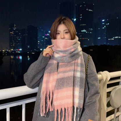 Women's & Men's High-grade Korean Style Versatile Cashmere Thickened Keep Scarfs