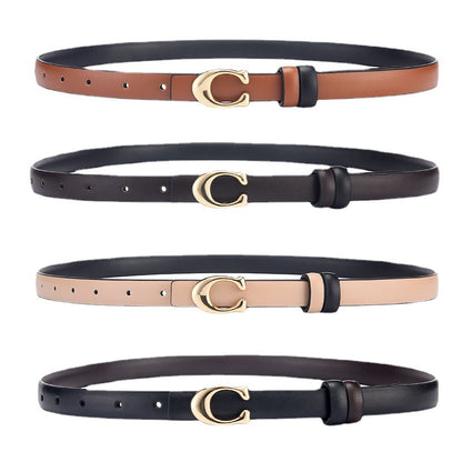 Women's Slim Decorative Thin Female Korean Style Belts