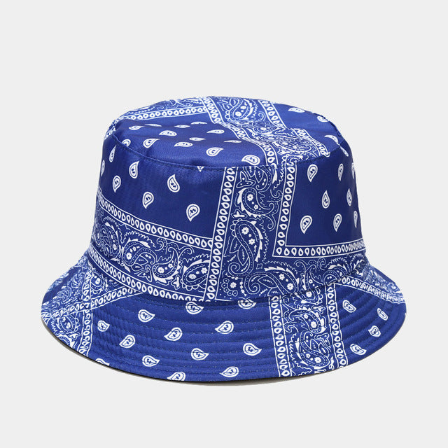 Women's & Men's Paisley Fisherman Hat Double-sided Fashion Sun Hats & Caps