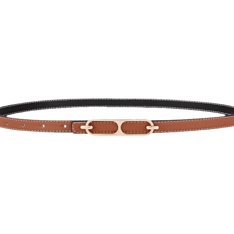 Women's Casual Thin Korean Style Simple Decorative Belts