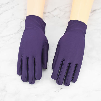 Men's Protection Work High Elastic Spandex Jewelry Etiquette Gloves