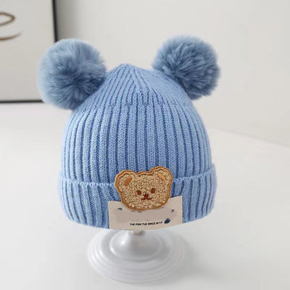 Super Cute Boy Woolen Knitted Warm Kids' Headwear