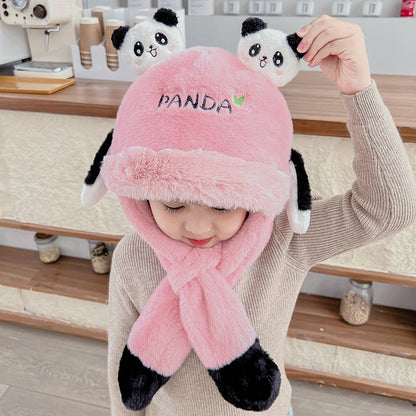 Children's Ears Moving Plush Bonnet One-piece Will Kids' Headwear