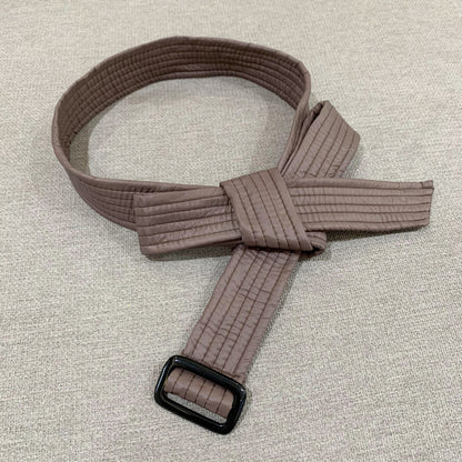 Women's Versatile Wide Down Widened Cotton Bow Belts