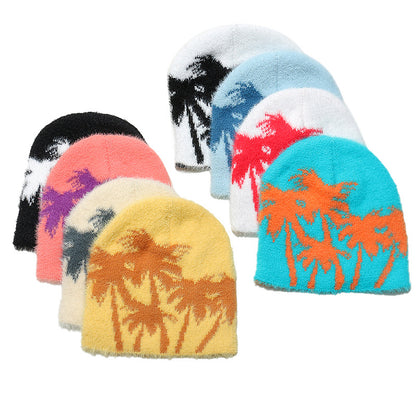 Women's Warm Hat Outdoor Plush Beanie Brimless Hats & Caps