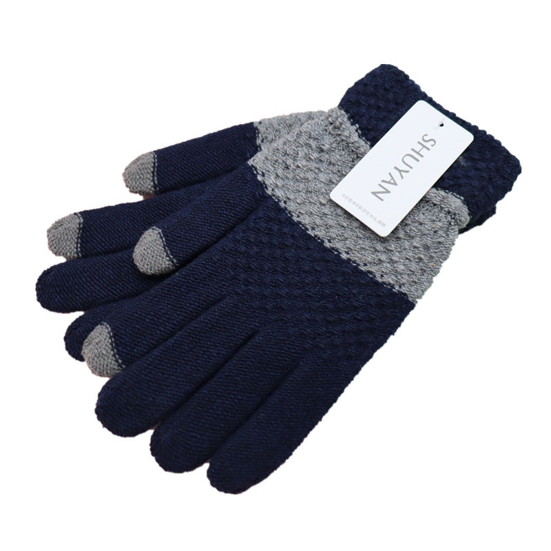 Women's & Men's Touch Screen Winter Cycling Warm Knitted Gloves