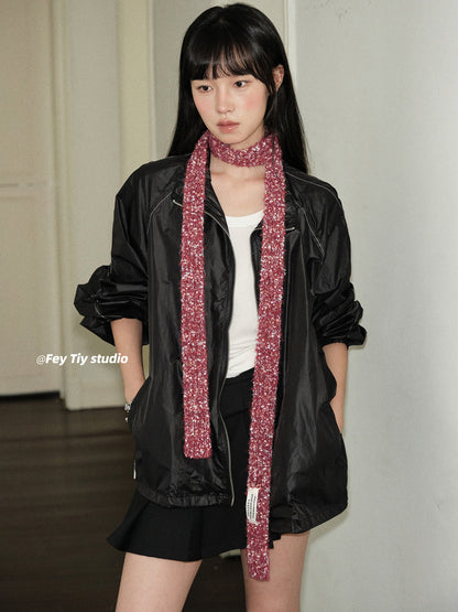 Women's Fashionable Easy To Match Design Thin Narrow Long Scarfs